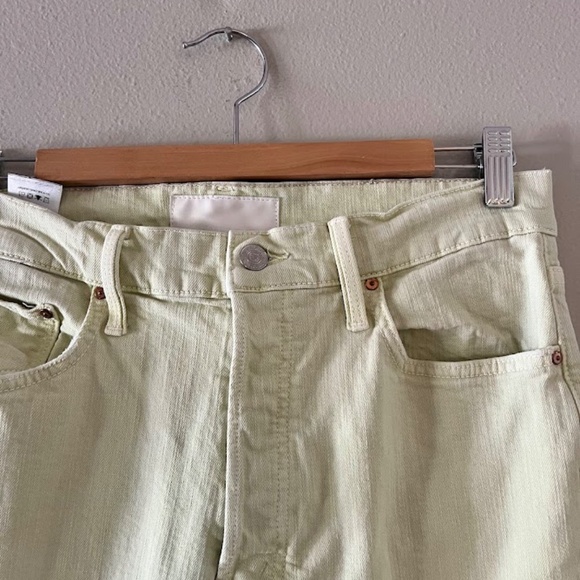 MOTHER The TomCat button fly jeans, "The Devil May Care" green, SZ 30 - Picture 4 of 8